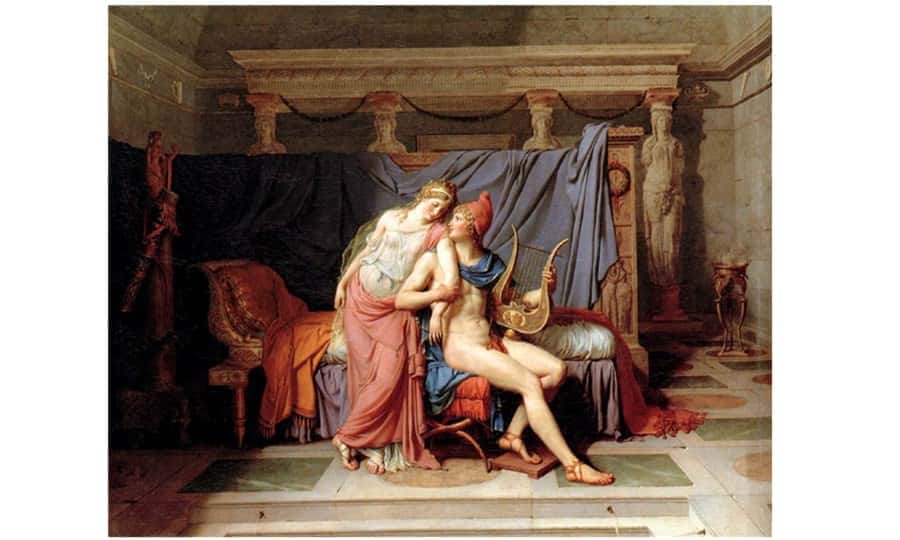 neo classicisme Jean louis David les amours d Helene et de Paris